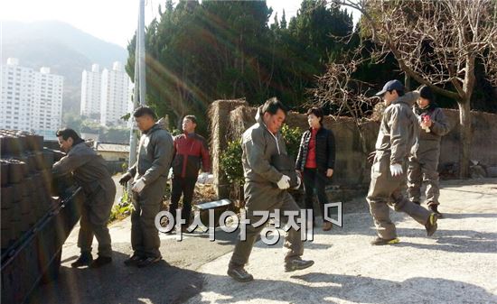 여수시 둔덕동 봉사활동 ‘구슬땀’ 