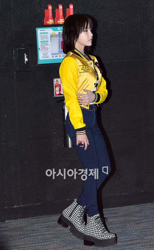 [포토]티아라 보람, 어마어마한 굽