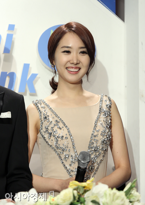 [포토] 박지성의 그녀, 김민지 아나운서