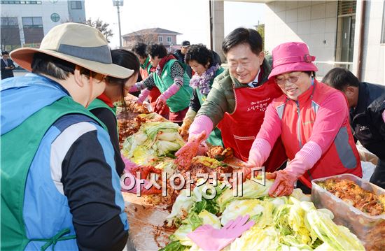 순천시 별량면 ‘사랑의 김장김치 나누기’ 행사 가져