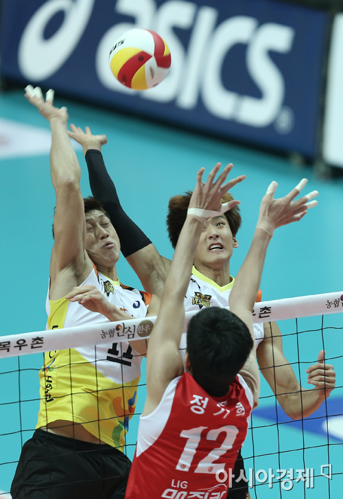 [포토] 김홍정-송명근 '공격력이 두배?'