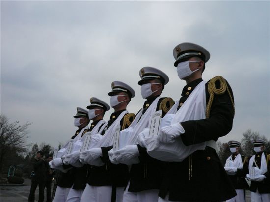 6ㆍ25전쟁 국군전사자 유해 합동봉안식