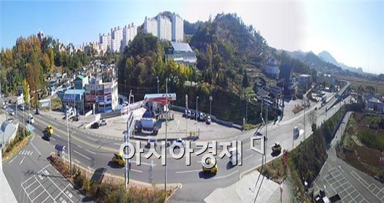 순천 백강로 전경