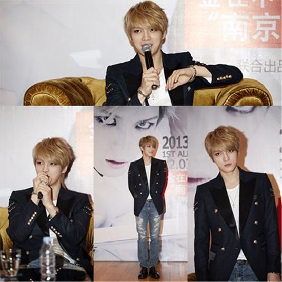 김재중, 中 기자회견서 폭풍 매너 "훈훈한 분위기 이끌어"