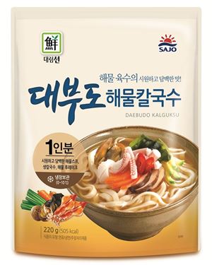 사조대림, 생면 그대로 담은 '칼국수 2종' 출시