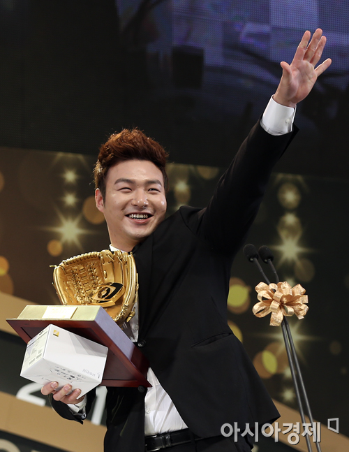 [포토] 박병호 '골든포토의 주인공!'