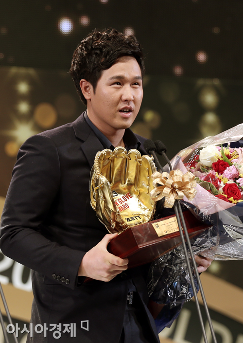 [포토] 3루수 부문 골든글러브, 최정