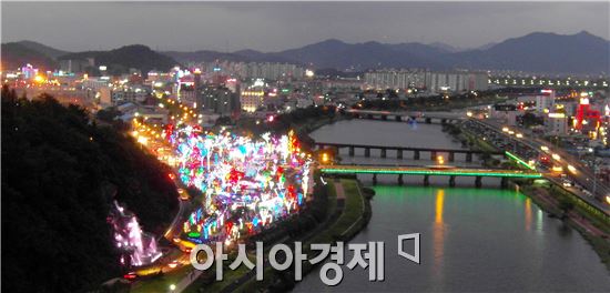 순천시, 행복했던 2013! 희망찬 2014 위한 장대공원 빛 점등