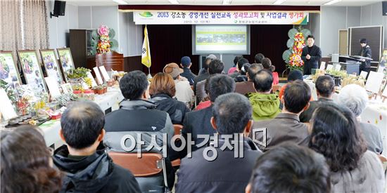 함평농기센터, 강소농 프로젝트 평가회 개최