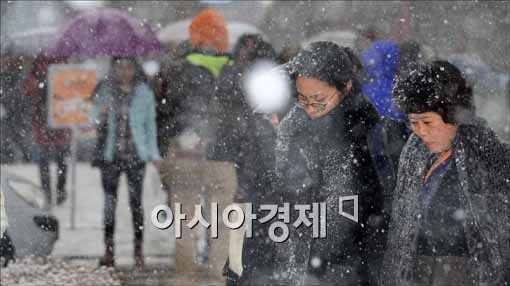 [포토]'눈이 많이 내리네...'