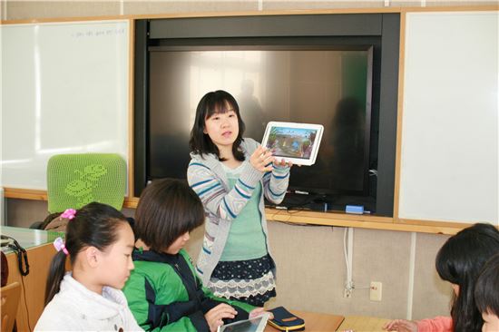 목포대 CRC사업단, 자체 개발한 전자동화책 시범교육 실시