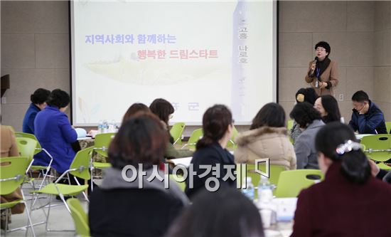 고흥군, 전남권역 드림스타트 멘토멘티 연계 전남아동행복마을 워크숍 개최