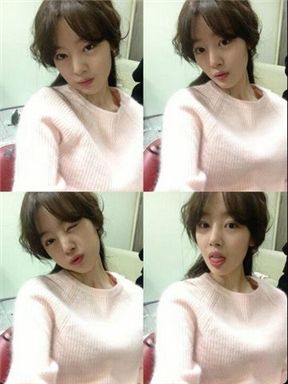 '작은 얼굴' 한선화 셀카 공개 "'뮤뱅' 본방사수 합시다"