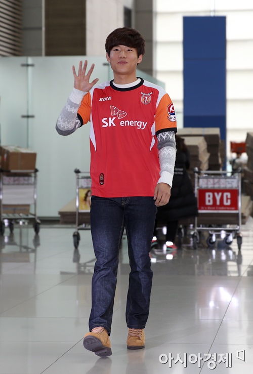 [포토] 손흥민과 한솥밥 류승우 '두근두근 발걸음'