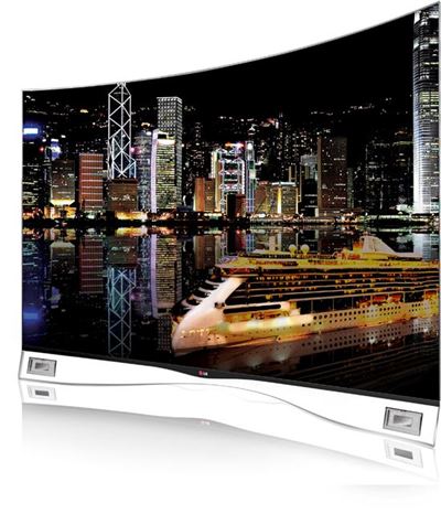 ▲LG 곡면 유기발광다이오드(OLED) TV