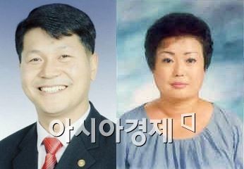 김창문(왼쪽). 박동심씨