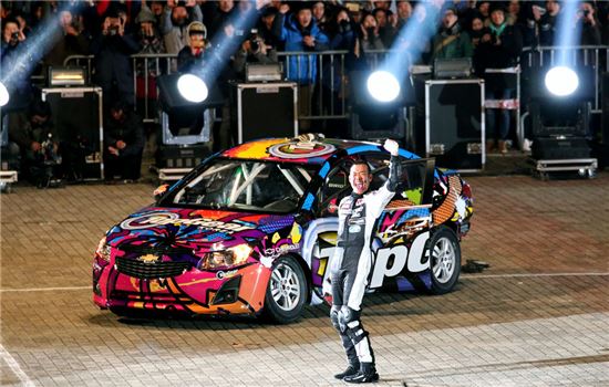 쉐보레 크루즈 터보, 360도 공중트위스트 성공