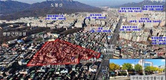 쌍문2주택재건축구역 위치도 / 서울시