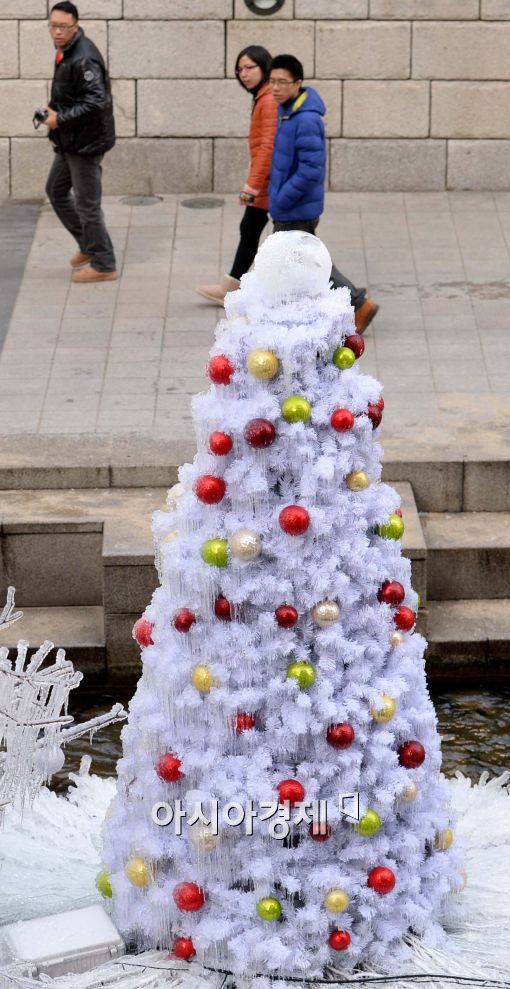 [포토]'얼음나무 크리스마스트리'
