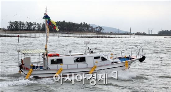 신안군, 암태면 당사도 행정선 “당사호” 취항 