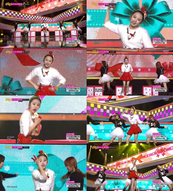 '음악중심' 앤씨아, 통통 튀는 매력 '삼촌팬 아찔'