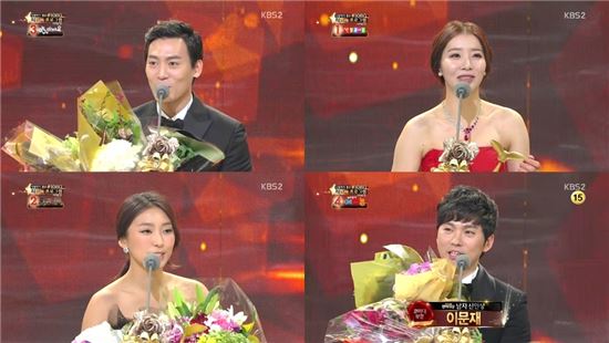 [KBS연예대상]김준호, 감격의 '대상'… '2013 최고 예능인' 우뚝(종합)