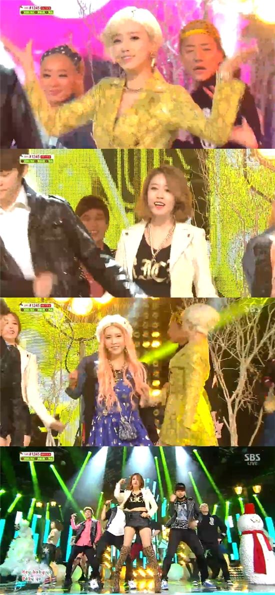 '인가' 티아라, 깜찍+요염 안무로 '매력 발산'