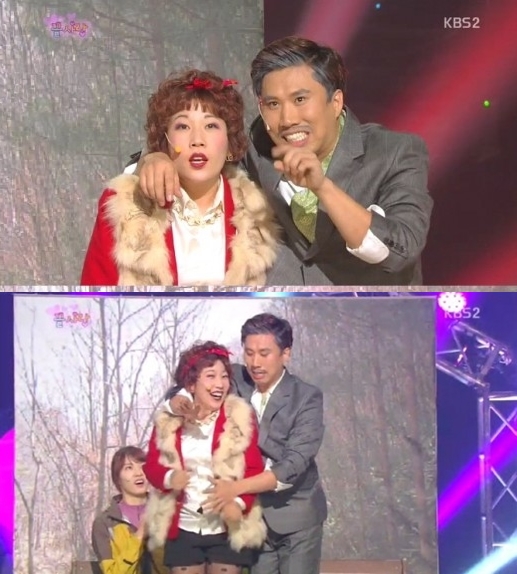 개그콘서트 끝사랑 6개월 만에 복귀한 김영희 '대박'