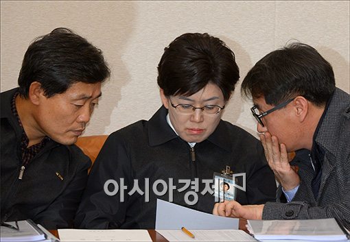 [포토]국회 긴급 현안보고 출석한 최연혜 사장