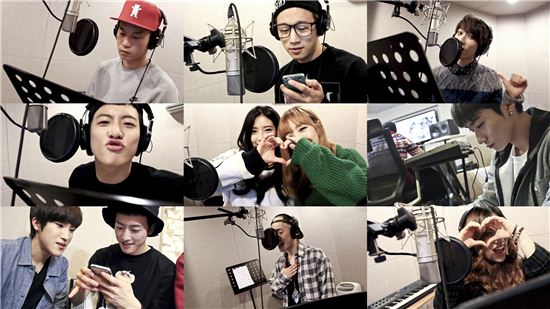 브레이브 소속 아티스트들, 시즌송 '올해가 가고' 공개