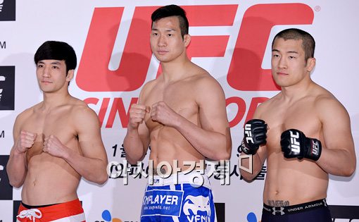 [포토]코리안 파이터 3인방 UFC 동시 출격!