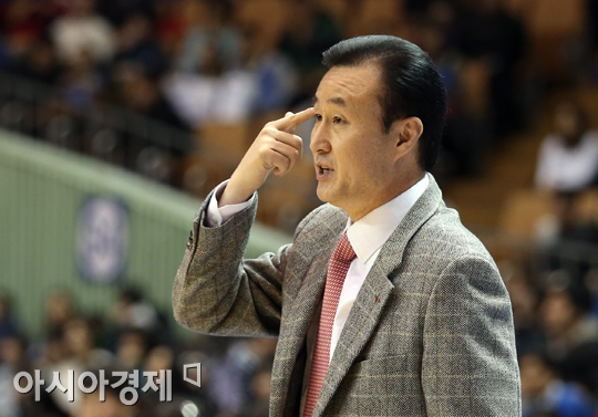 [포토] 김진 감독 '머리를 쓰라구!'