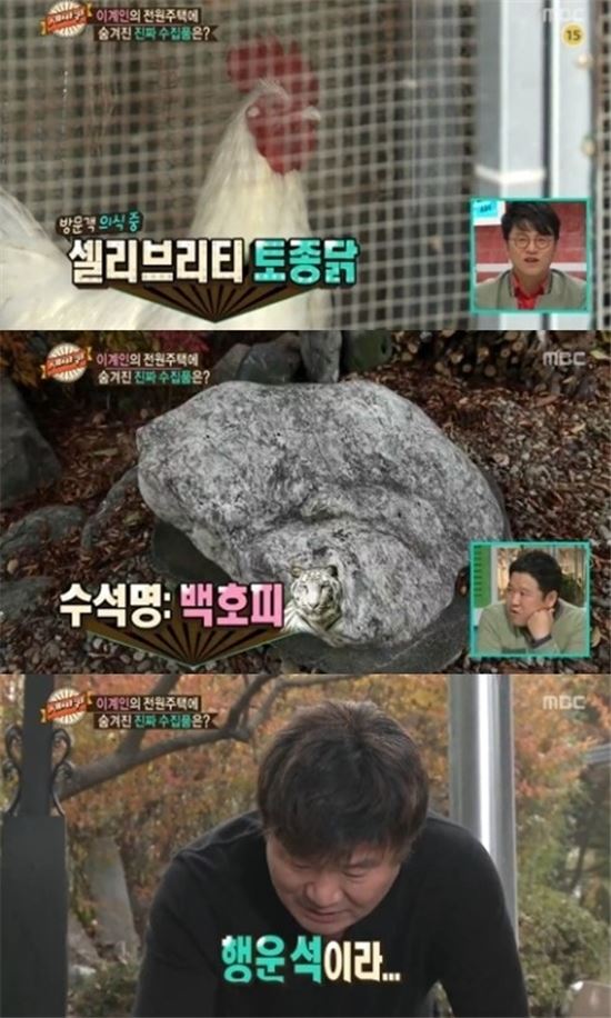 이계인 집 공개, 수석 등 소장품에 '애정 가득'