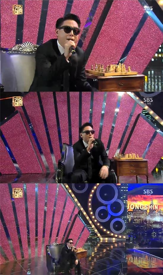 [SBS가요대전]윤종신의 '본능적으로' 무대는? '카리스마 가득'