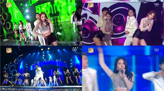 [SBS가요대전]ZE:A-나뮤, 환상적인 합동무대 '바운스' 재해석