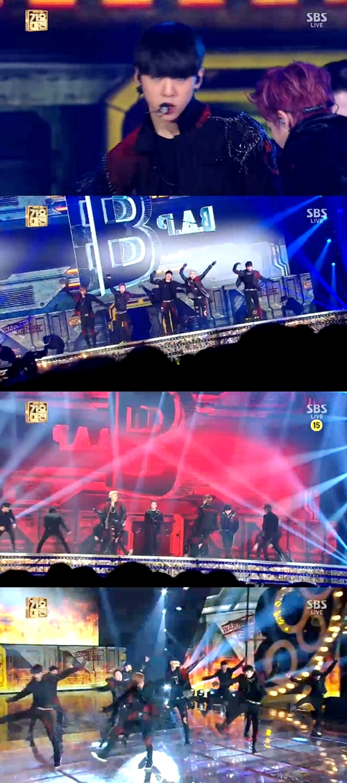 [SBS가요대전]B.A.P, 무시무시한 카리스마… '무대 점령'