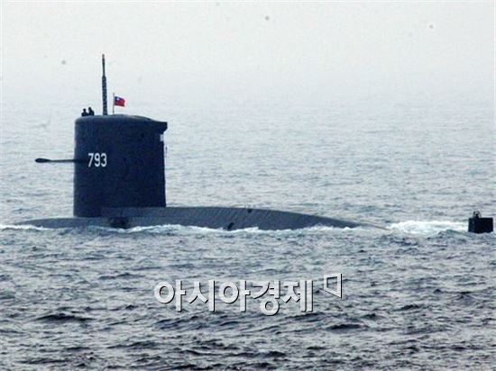  대함미사일을 탑재할 대만 하이룽급 잠수함