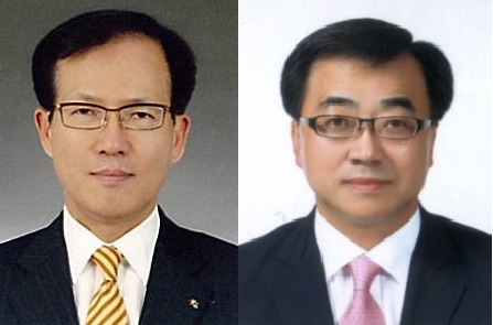 남인 KB인베스트먼트 부사장(왼쪽), 박중원 KB신용정보 부사장