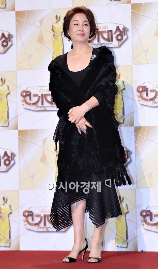 [포토]김미숙, 드레스코드는 '블랙'