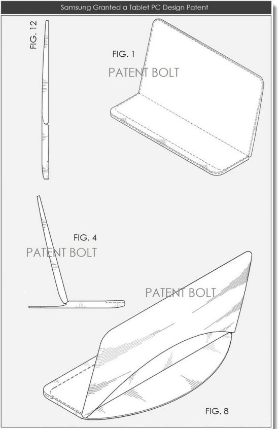 삼성전자, 접는 태블릿 내놓나…특허 등록