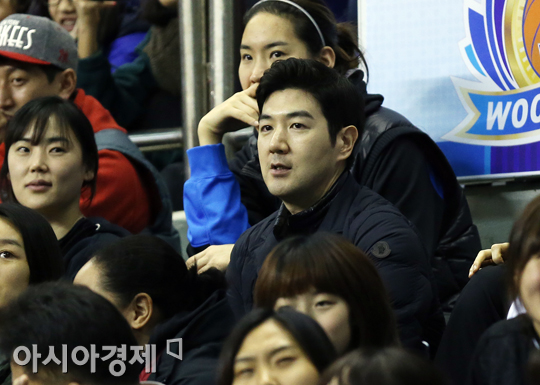 [포토] 한상진 '우리 여보 응원왔어요'