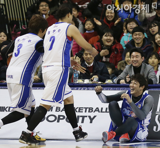 [포토] 김혁 '누나들 무서워요'