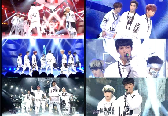 '인기가요' 알파벳, 신인답지 않은 '카리스마'