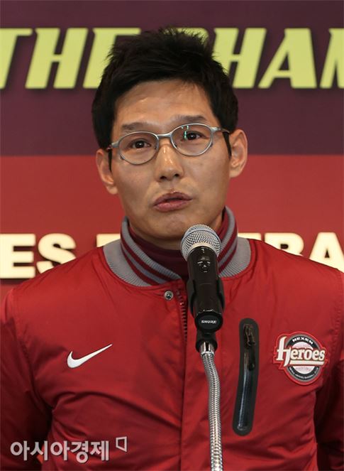 [포토] 신년 각오 밝히는 넥센 염경엽 감독