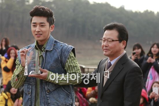 [포토]손호준 "순천의 홍보는 제가 책임지겠습니다"