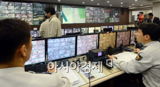[포토]용산구청, CCTV 지능형 관제 서비스 시연 행사 개최