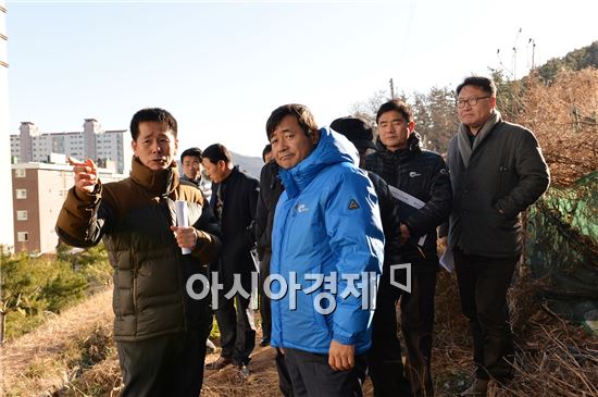 [포토]광주 남구, 찾아가는 구청장실 운영