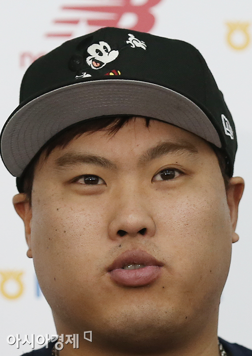 [포토] 류현진과 미키마우스