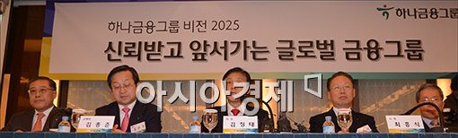 [포토]2025 비전 밝히는 김정태 하나금융회장