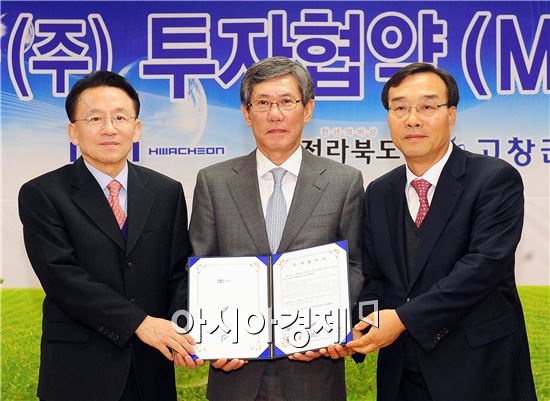 ‘화천기공’ 고창 일반산업단지에 투자 확정